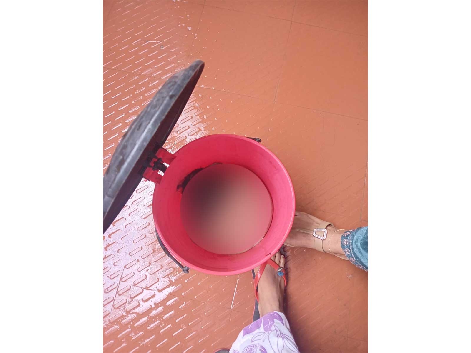 Newborn found dead in bucket (Photo/ANI)