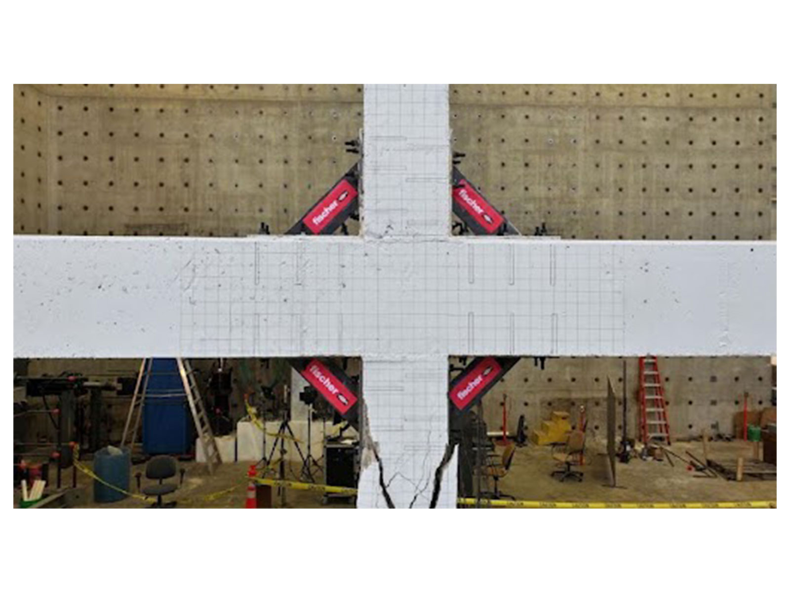 fischer earthquake-proof retrofitting test