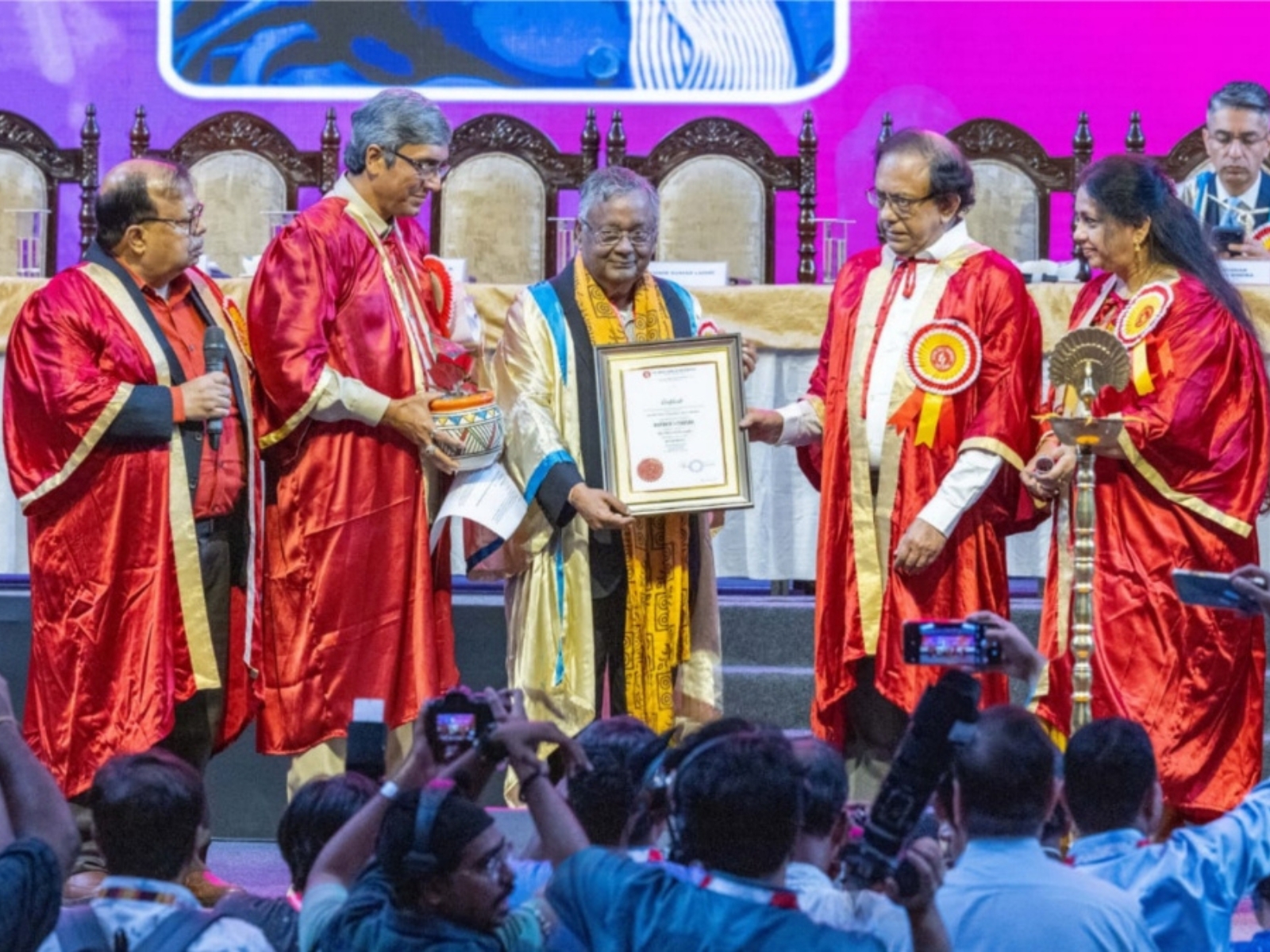 Techno India Group Confers Honorary Doctorate on Infinity Group CMD Ravindra Chamaria