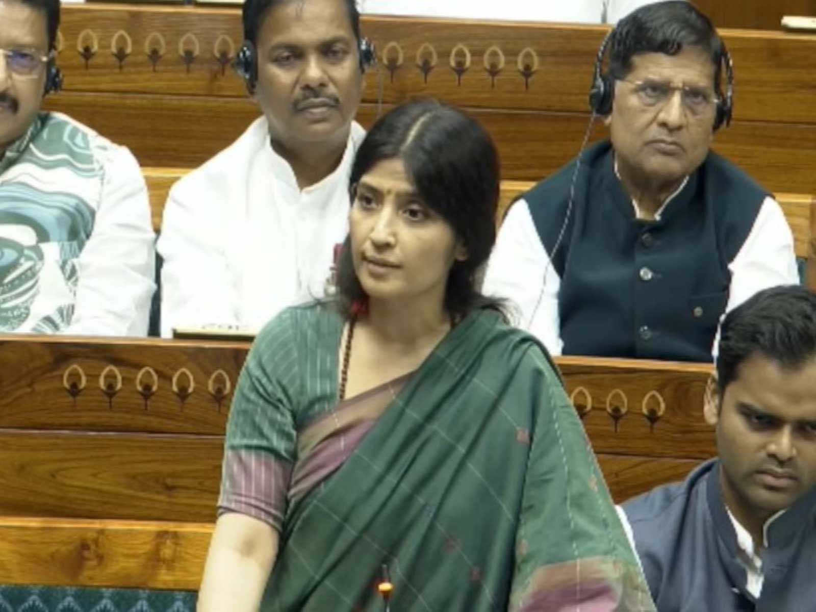 Samajwadi Party MP Dimple Yadav (Photo/Sansad TV)