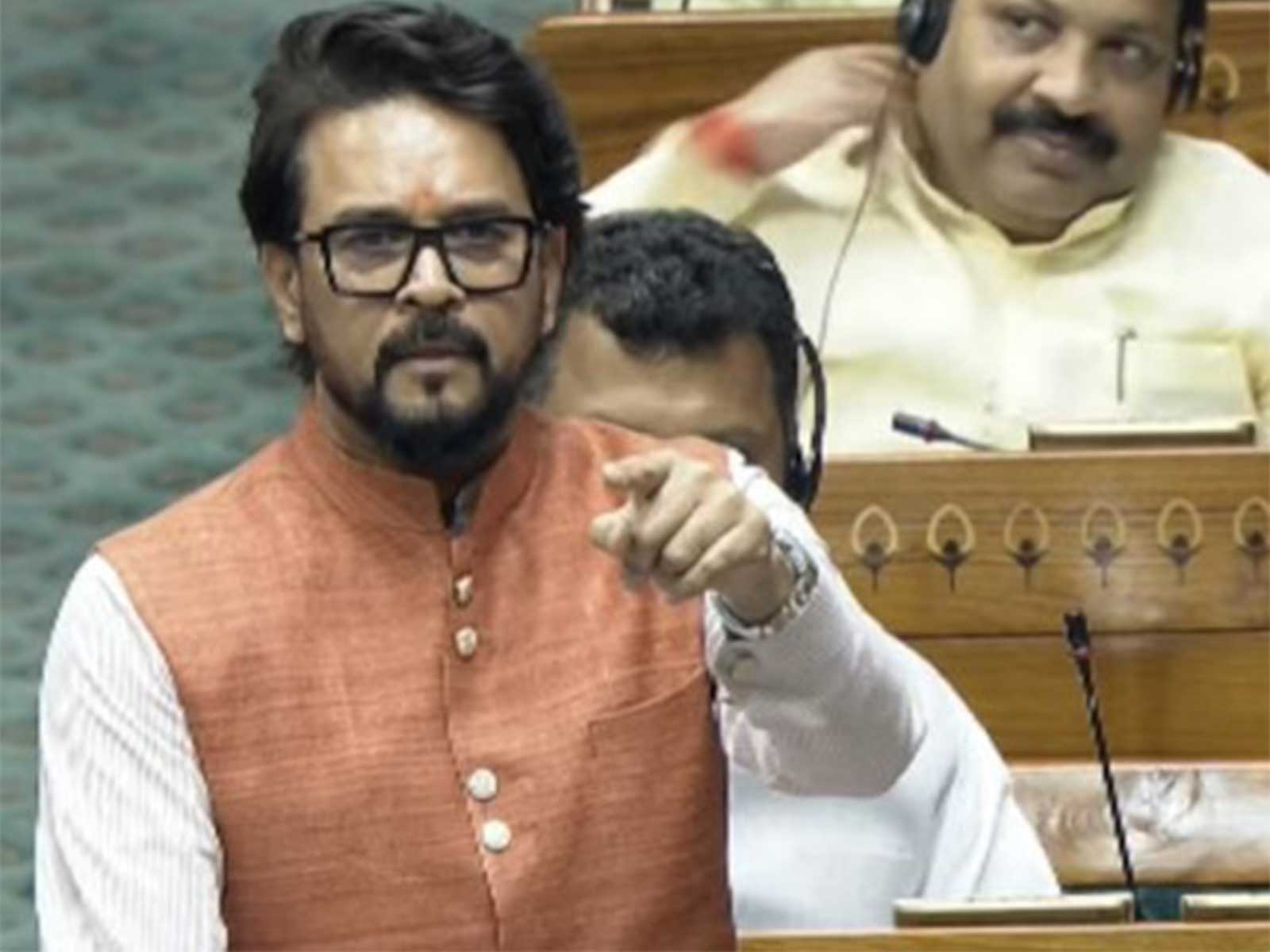 BJP MP Anurag Thakur (Photo/Sansad TV/YouTube)