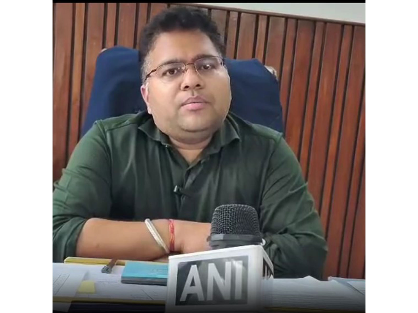 Rudraprayag DM Vishal Mishra (Photo/ANI)
