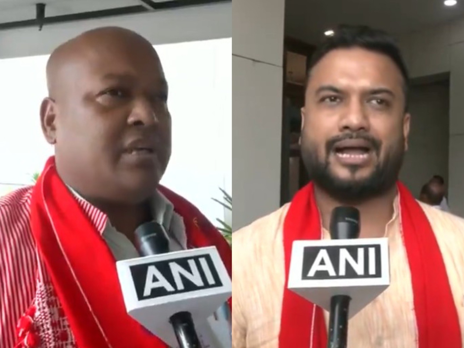 BJP MLA Chakradhar Gogoi and BJP MLA Himangshu Shekhar Baishya (Photo/ANI)
