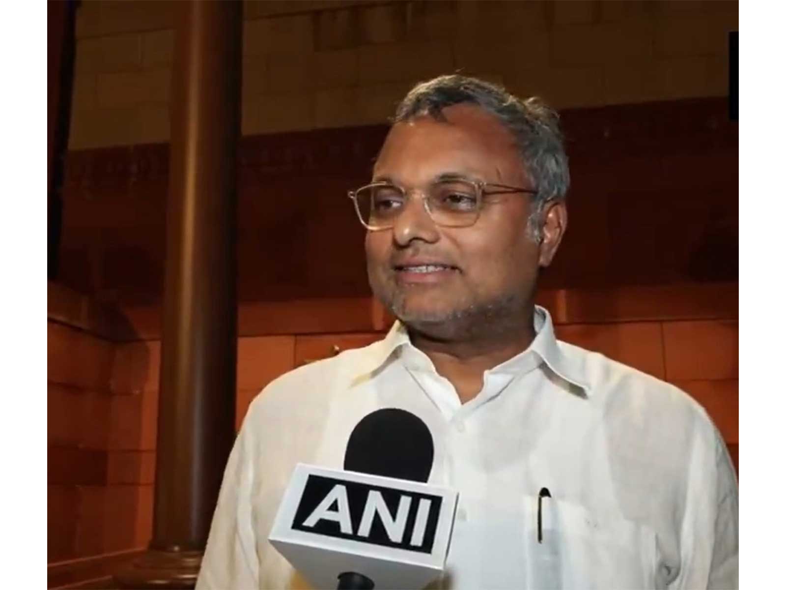 Congress MP Karti Chidambaram (Photo/ANI)