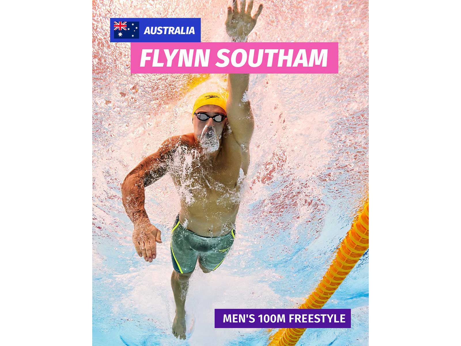 Australia's Flynn Southam (Photo: X/ @Glasgow_2026)