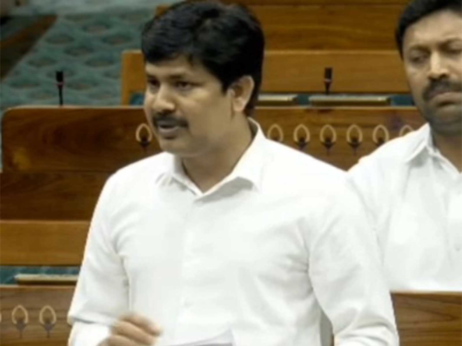 YSRCP MP M Gurumoorthy (Photo/Sansad TV)