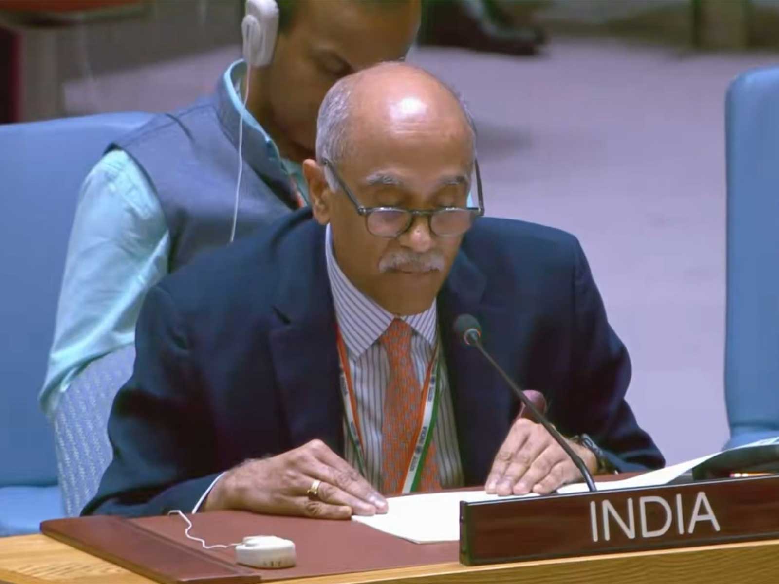 India's Permanent Representative to the UN, Ambassador Parvathaneni Harish (Photo/X/@IndiaUNNewYork)