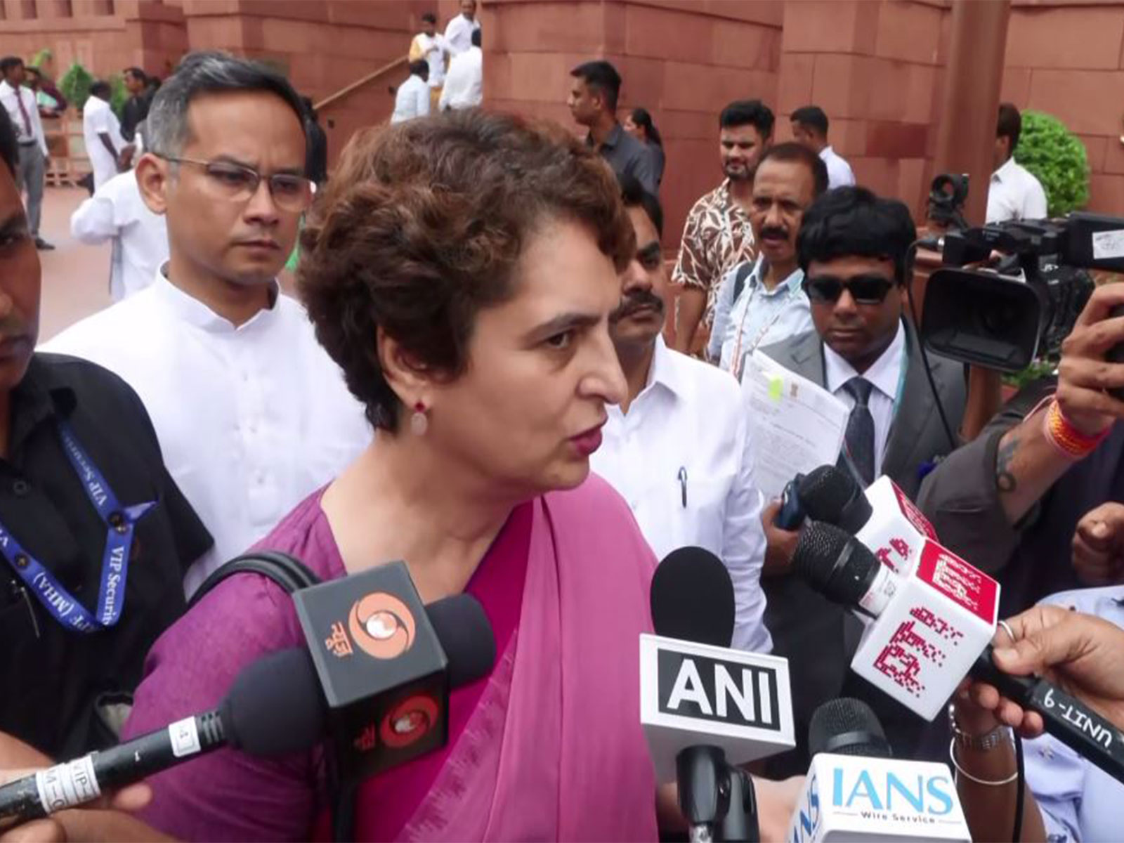 Congress MP Priyanka Gandhi Vadra (Photo/ANI)