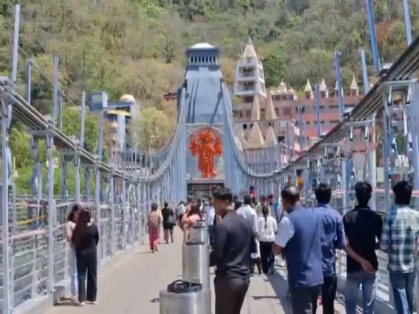 Tourists to pay entry fee for accessing Bajrang Setu skywalk (Photo/ANI) 