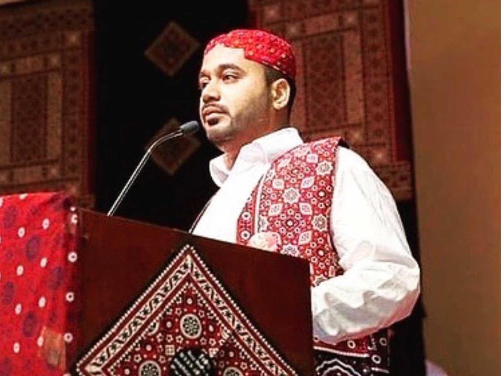 Jeay Sindh Freedom Movement (JSFM) Chairman, Sohail Abro (Photo/ANI)
