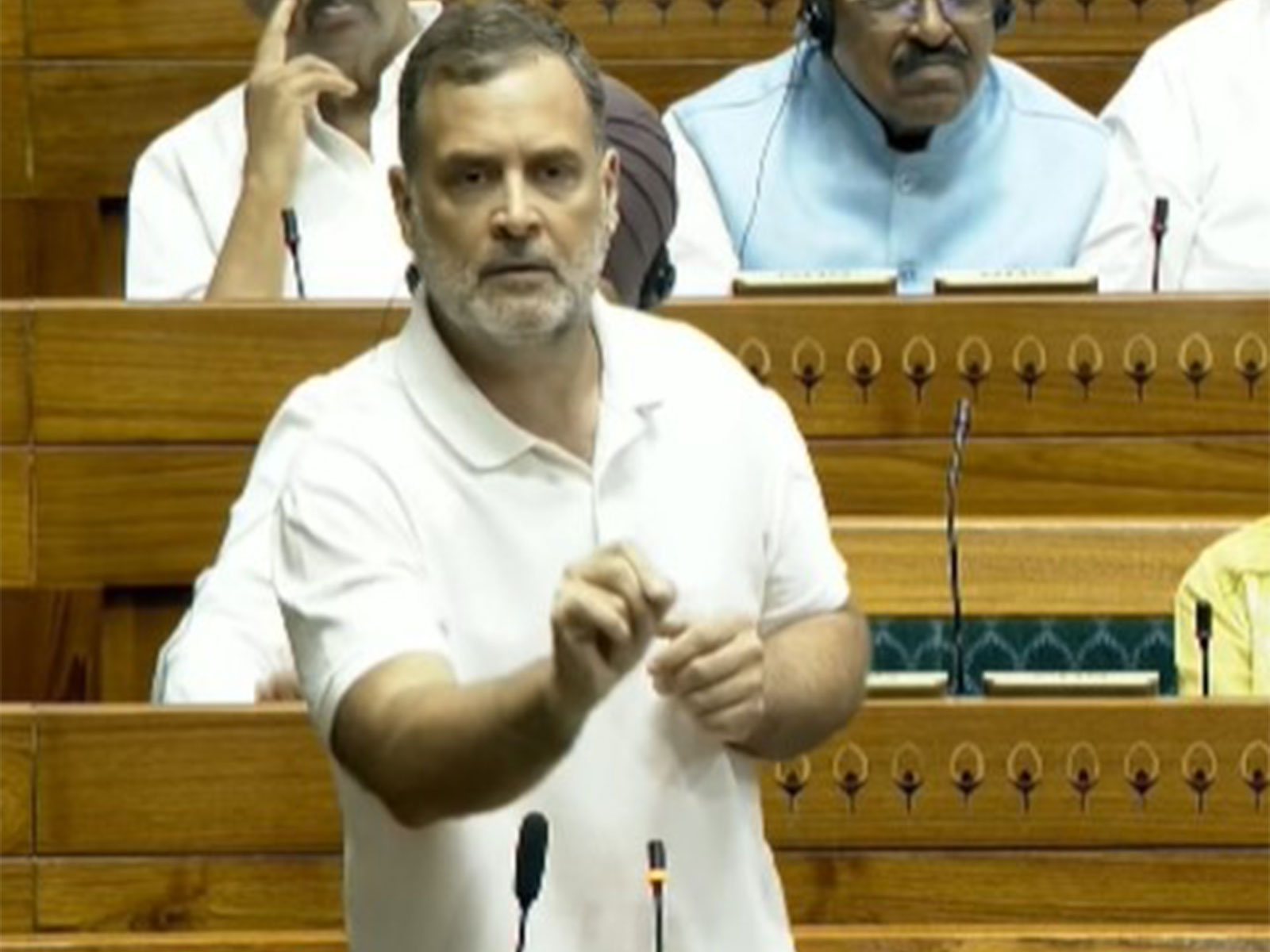 Lok Sabha Leader of Opposition Rahul Gandhi (Photo/Sansad TV)