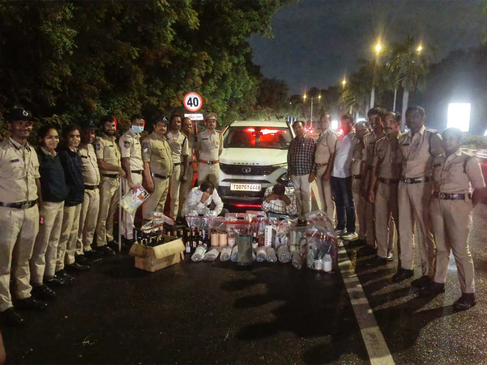 Telangana Excise Dept busts smuggling of non-duty-paid liquor (Photo/ANI) 