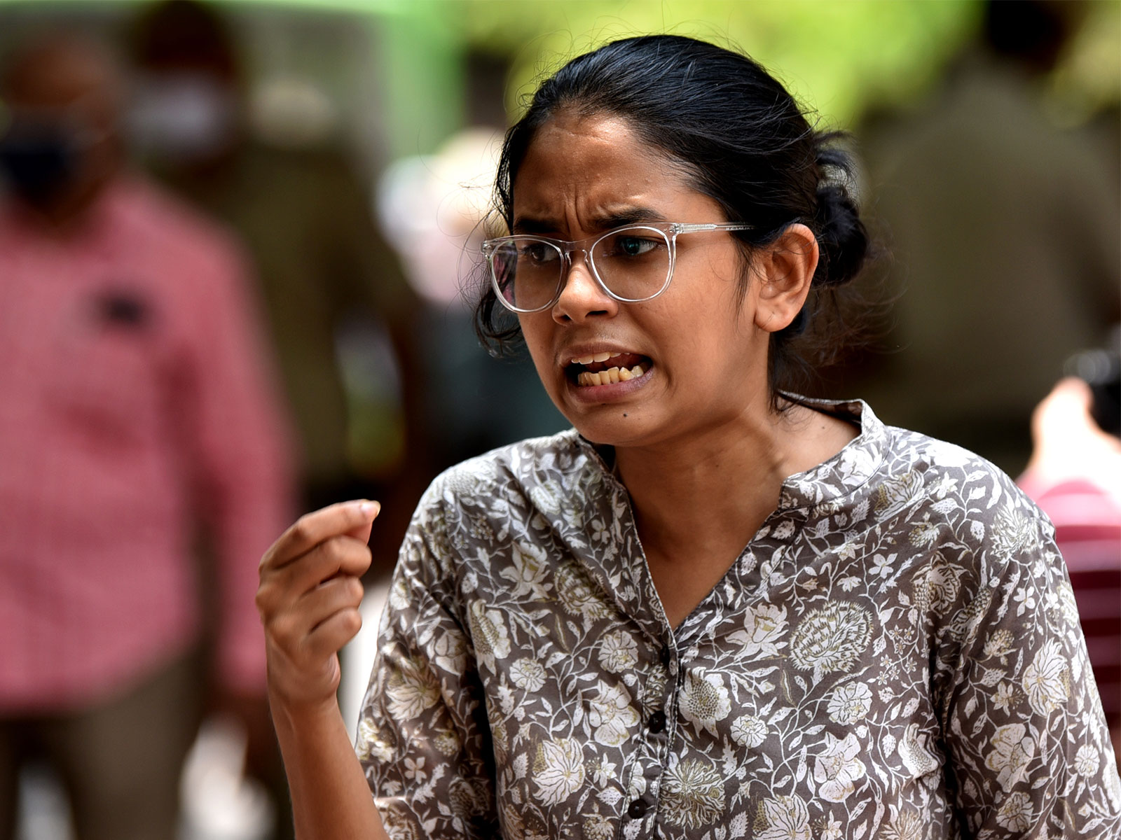 SFI leader Aishe Ghosh (Photo/ANI)