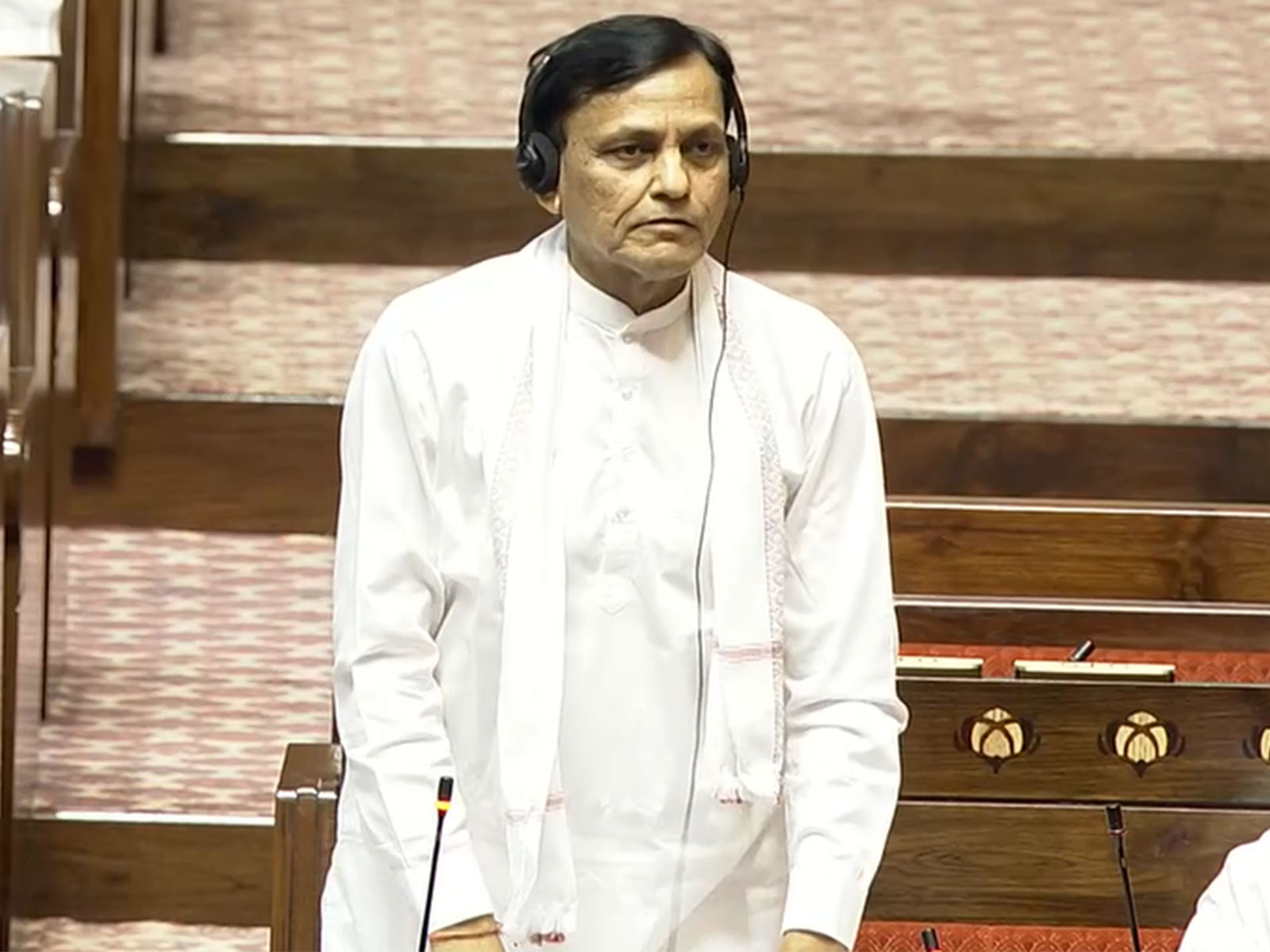 Minister of State for Home Nityanand Rai speaks in Rajya Sabha on National Honour (Amendment) Bill (Photo/SansadTV)