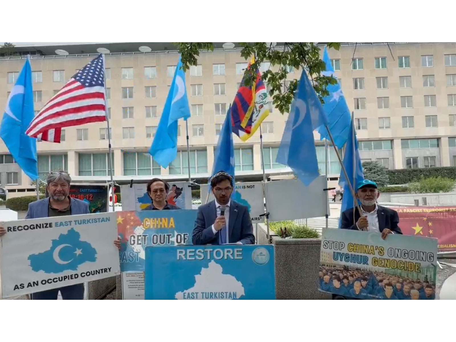 ETGE marks 12th anniversary of Yarkent Massacre in Washington (X/@ETExileGov)
