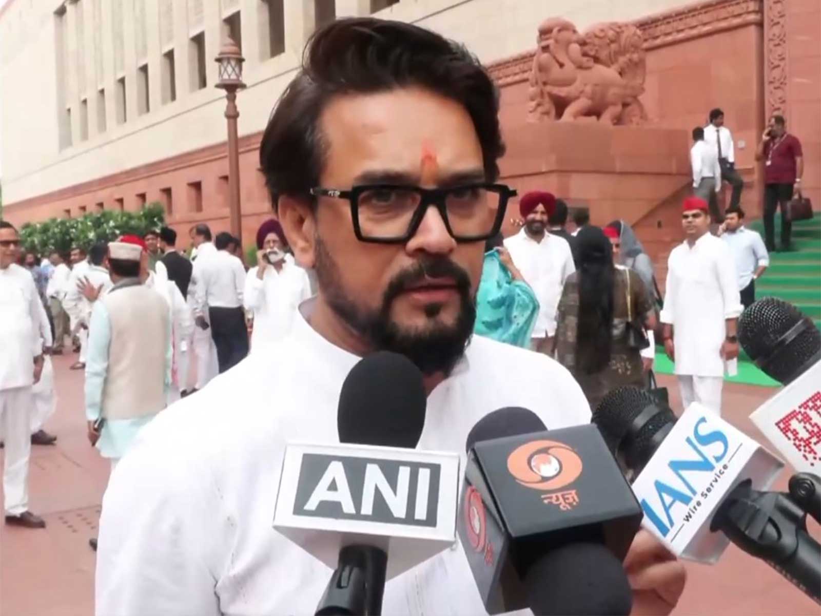 BJP MP Anurag Thakur (Photo/ANI)