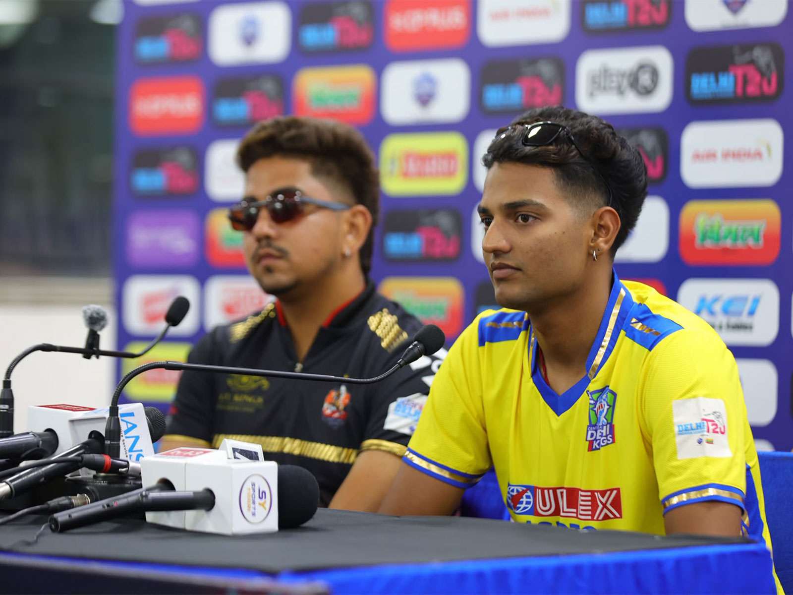 Mayank Rawat (left) and Yash Dhull (right) during presser (Photo: DPL)