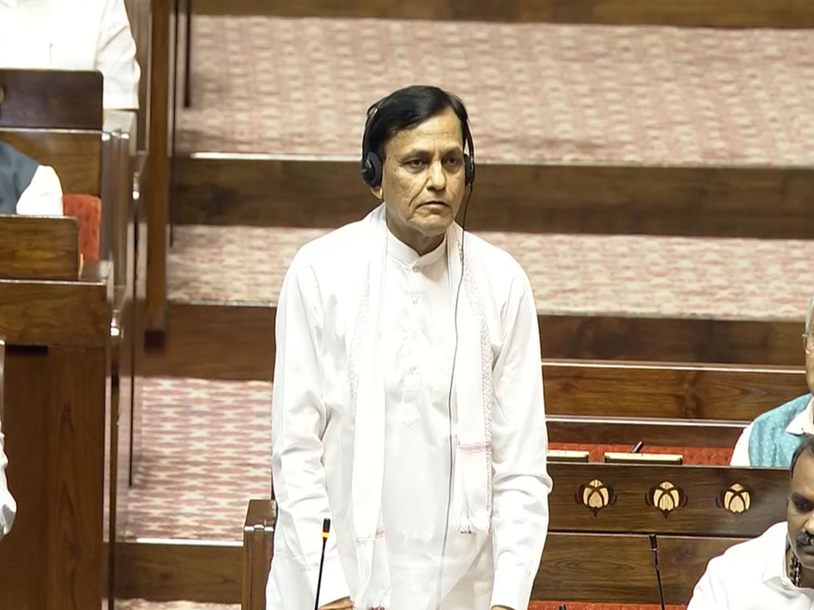 Minister of State for Home Nityanand Rai speaks in Rajya Sabha (Photo/SansadTV)