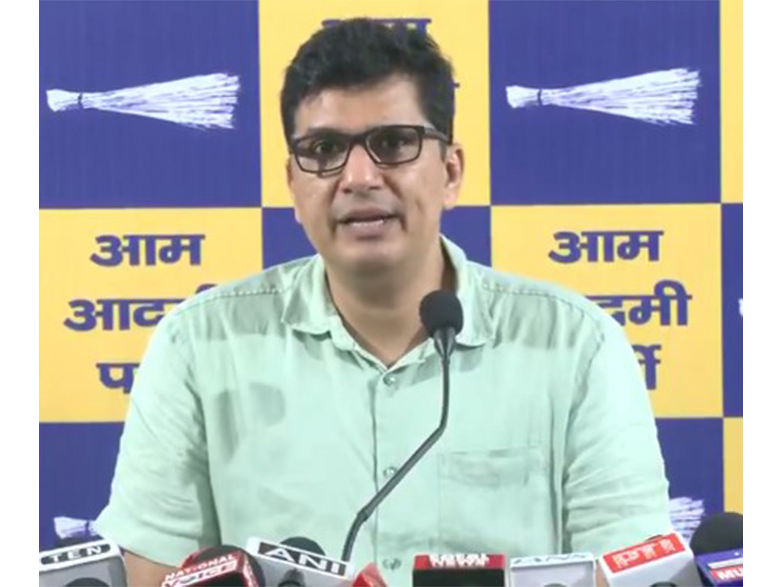 AAP Delhi State President Saurabh Bhardwaj  (Photo/ANI)