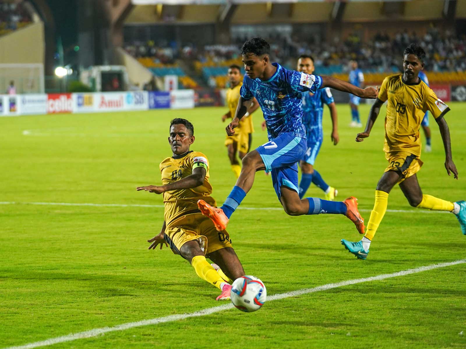 Defenders FC and Indian Air Force players in action (Photo: Durand Cup)