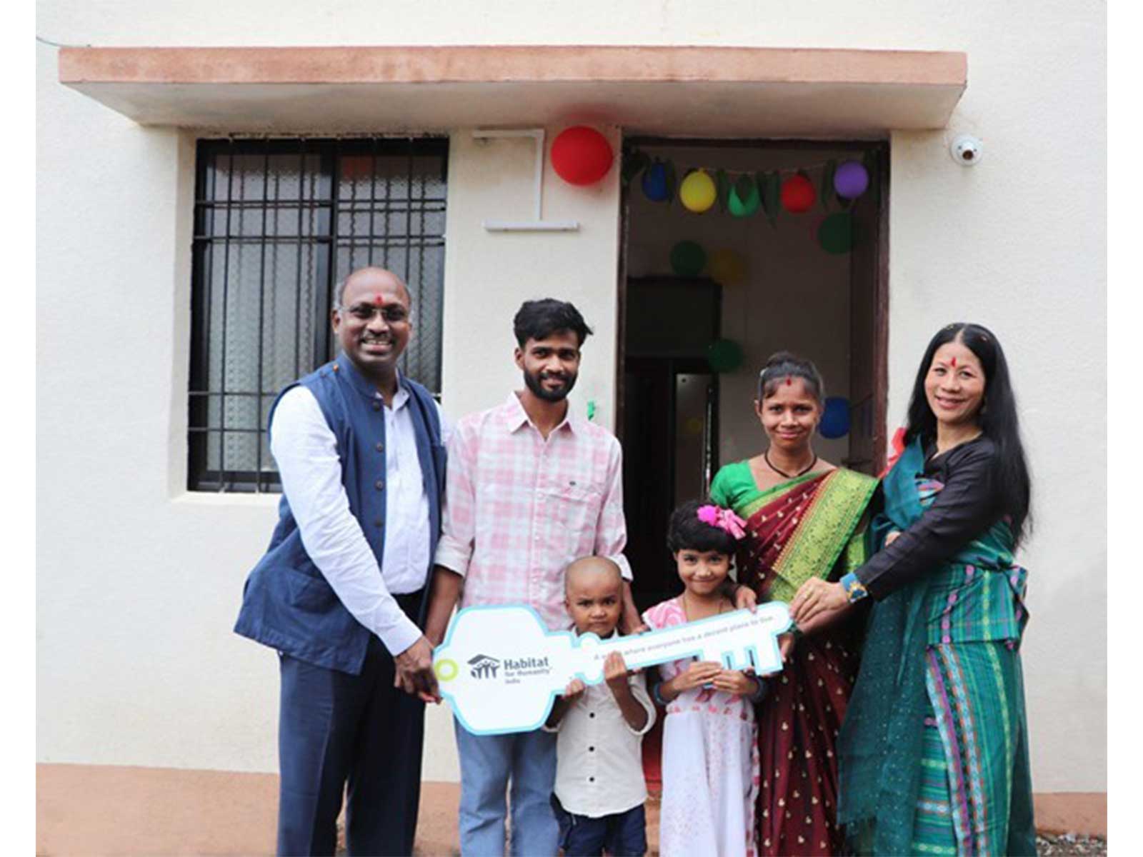 Habitat India completes another milestone in its climate-resilient housing programme, strengthening safety, dignity and resilience for tribal families in Palghar district.