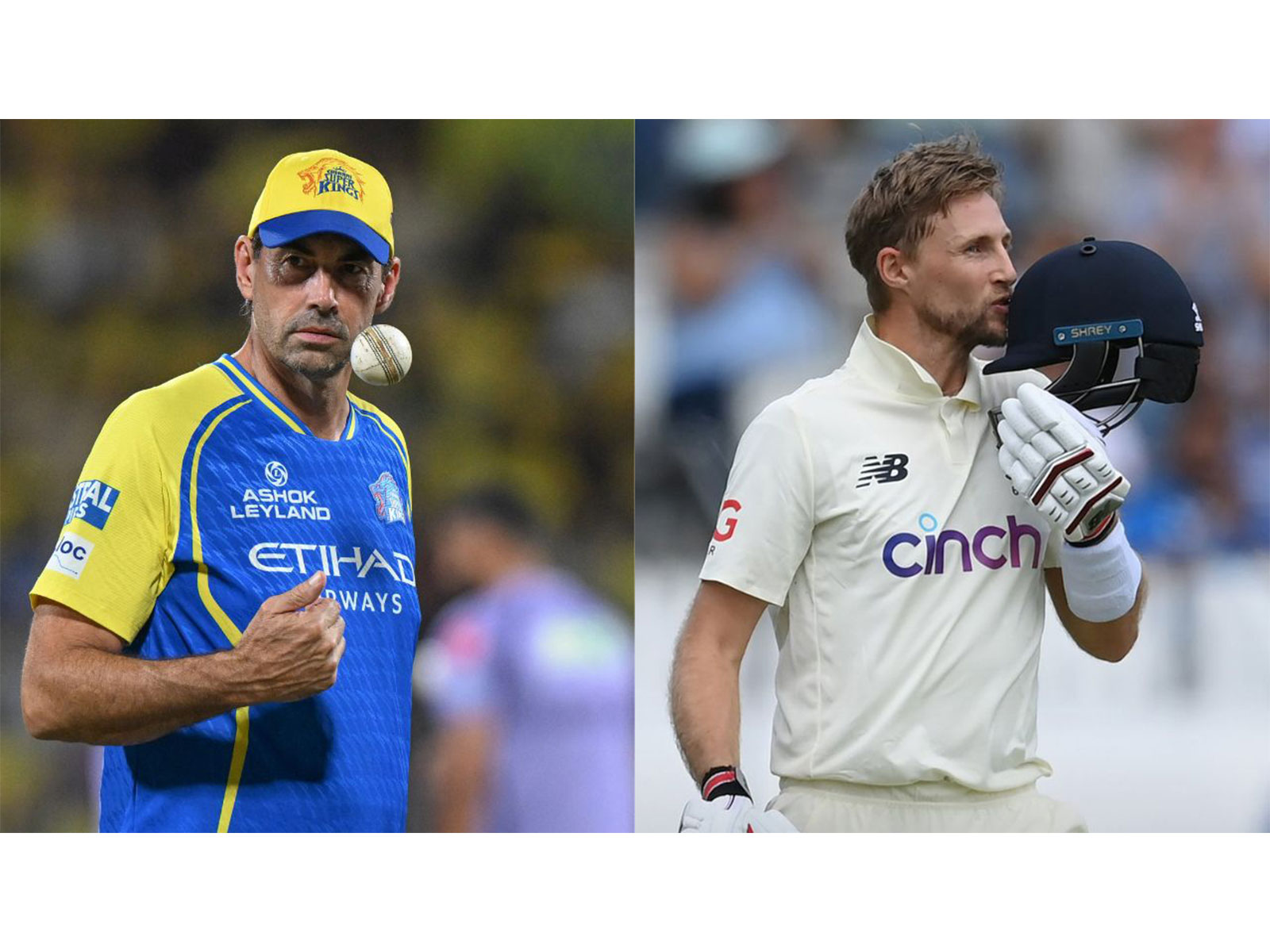 Stephen Fleming (L) and Joe Root (R) (Photos: ANI)