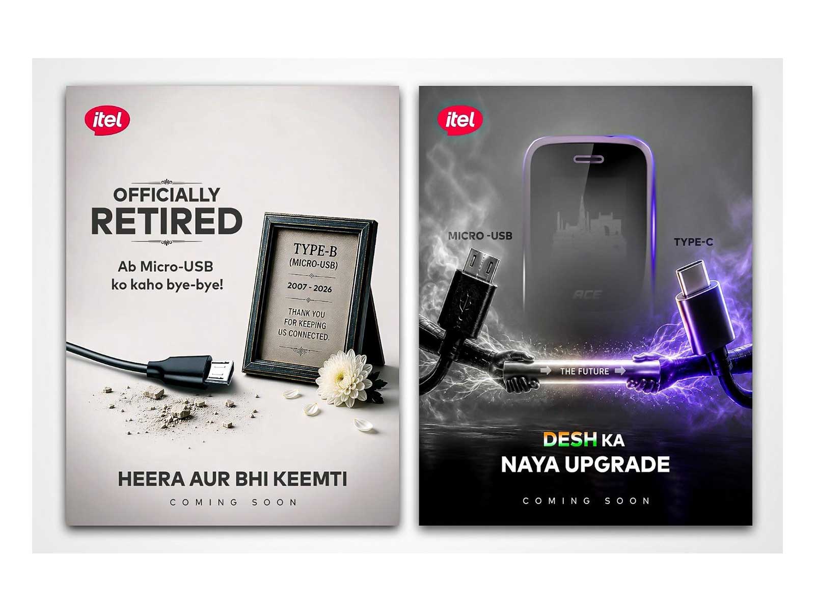 itel retires Type B charging across portfolio - now all itel Feature Phones will come with Type C charging support