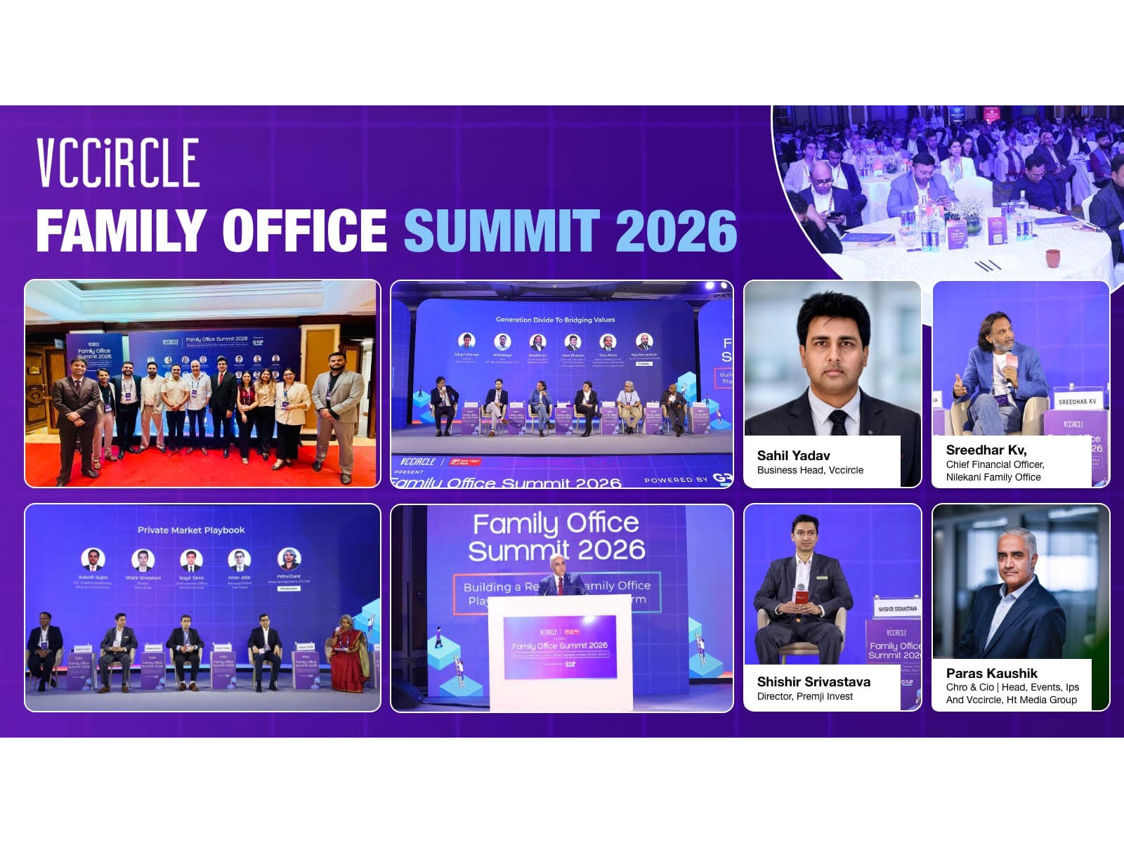 The Family Office Summit 2026 saw participation from India's influential single-family and multi-family investment platforms, institutional allocators, and policymakers