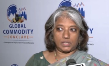 MCX Managing Director and CEO Praveena Rai (Photo/ANI)