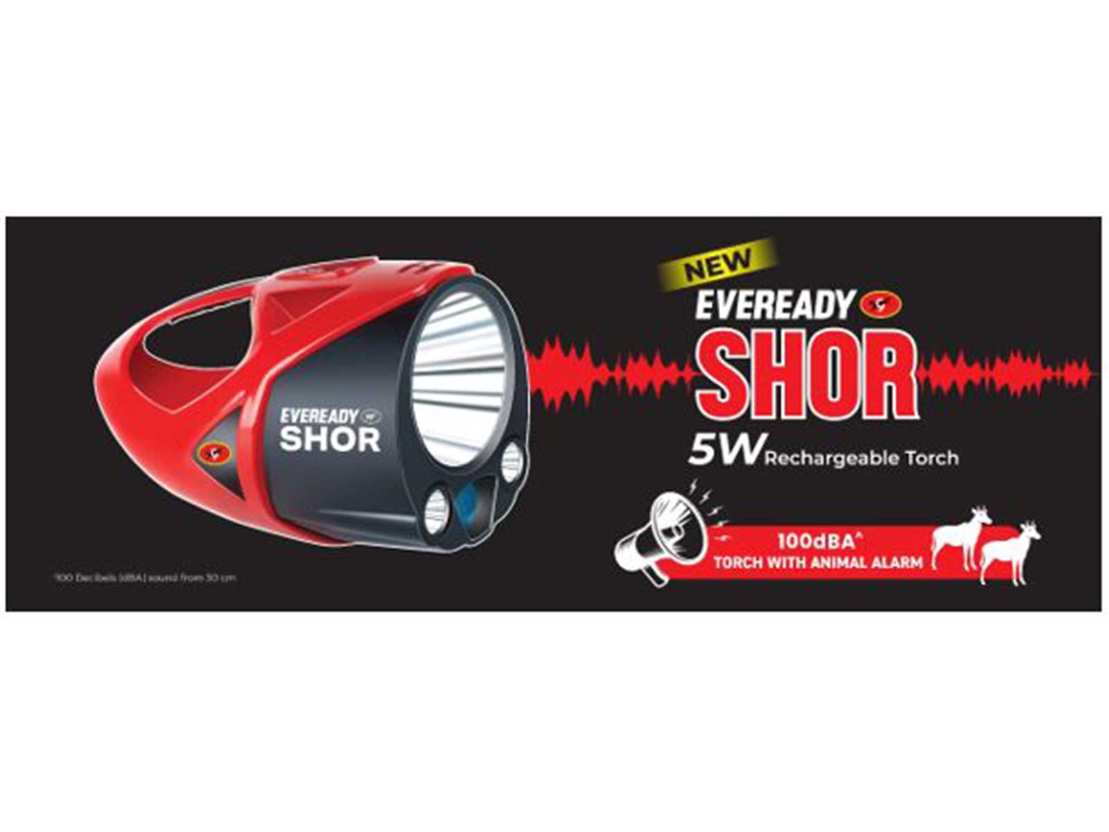 The Innovative Eveready Shor Torch DL190, helping farmers protect crops from animal intrusion with a powerful 100 dBA animal alarm