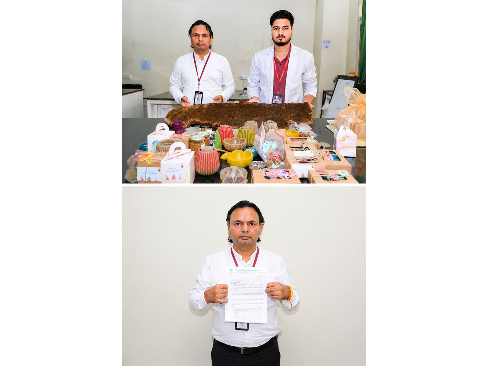Chandigarh University professor Prof Dr L.K. Attri while explaining 'Wild Bee Programme'; aimed to create jobs, entrepreneurs