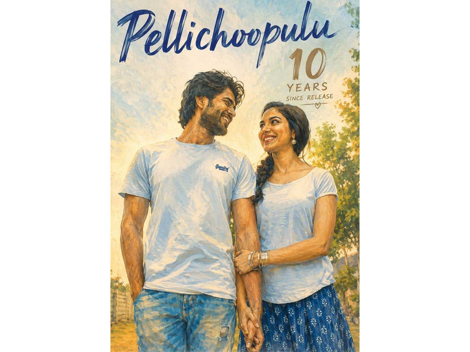 Vijay Deverakonda celebrates 'Pellichoopulu' (Photo/X@TheDeverakonda)