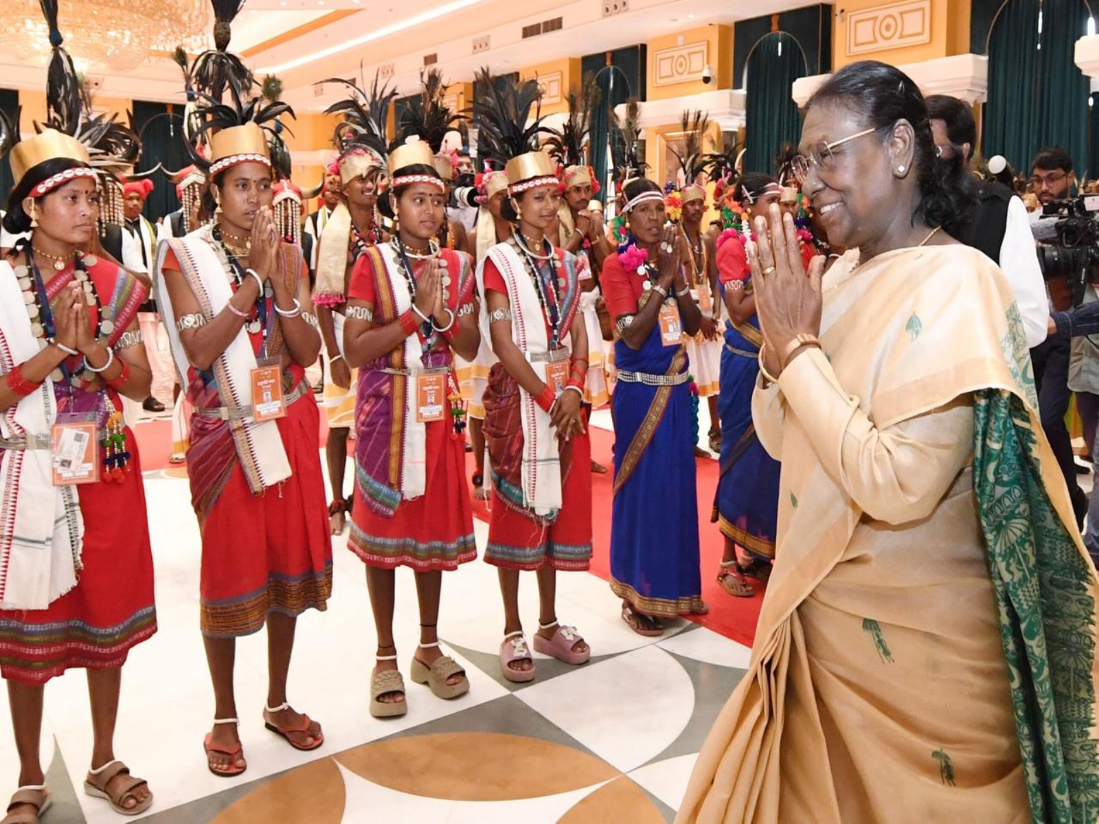 President of India Droupadi Murmu (Photo/ANI)