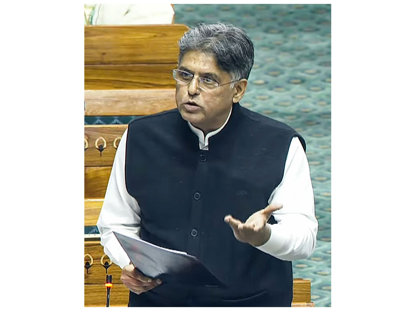 Congress MP Manish Tewari (File Photo/ANI)