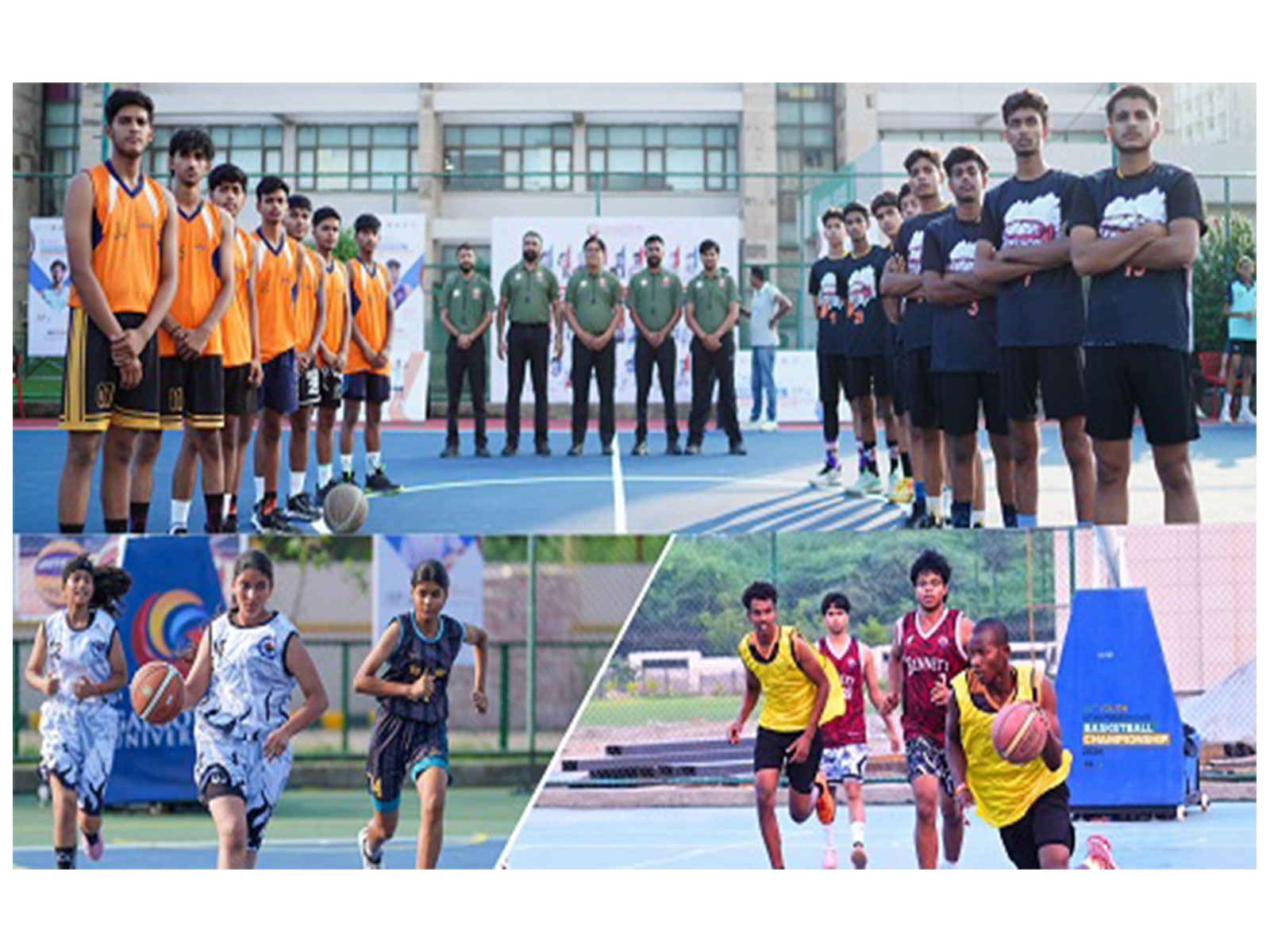 The action-packed basketball championship at Galgotias University brought together 800 athletes representing 56 teams from across Uttar Pradesh