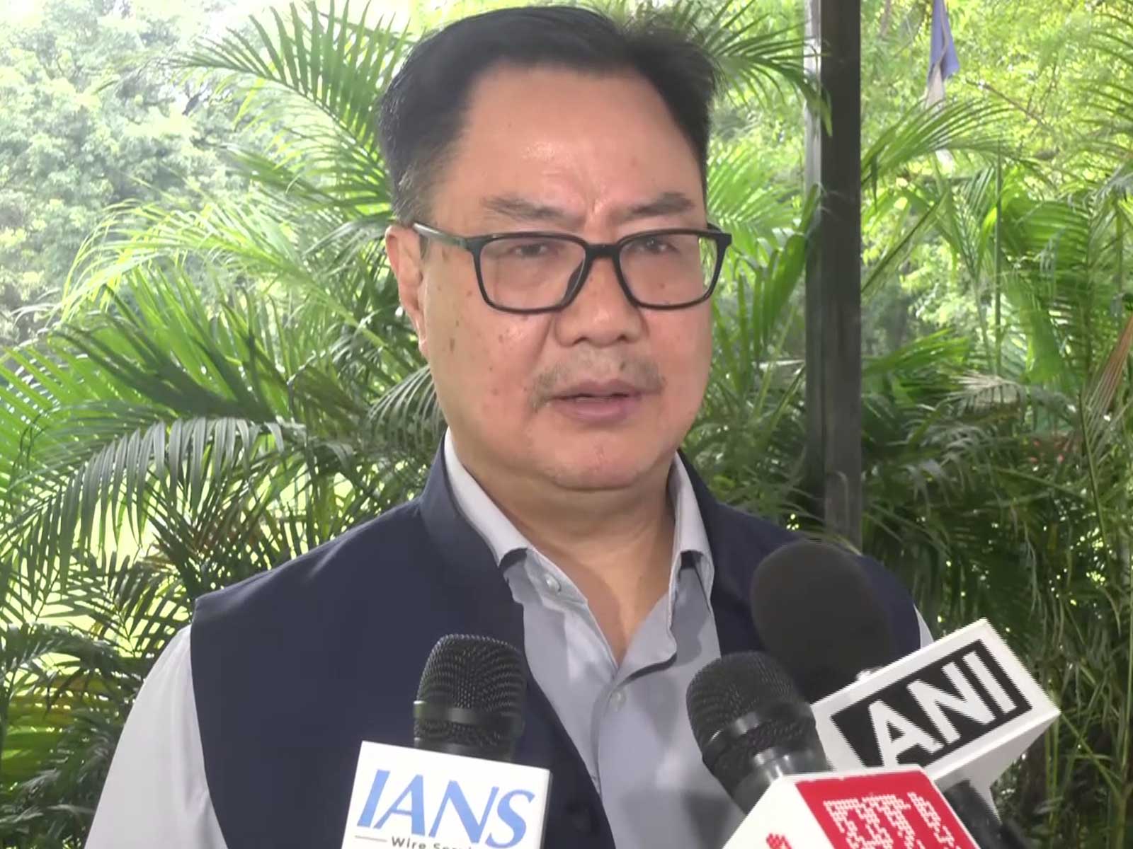 Parliamentary Affairs Minister Kiren Rijiju (Photo/ANI)
