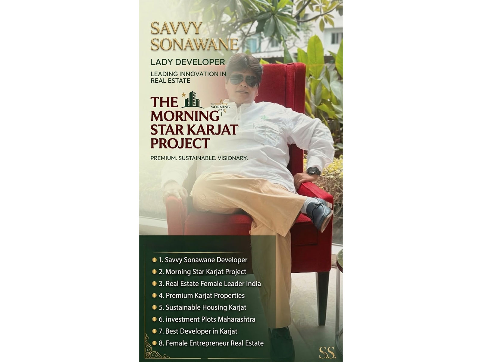 Savvy Lady Developer : Redefining Luxury Living with Mahadev Realty's 'The Morning Star' in Karjat