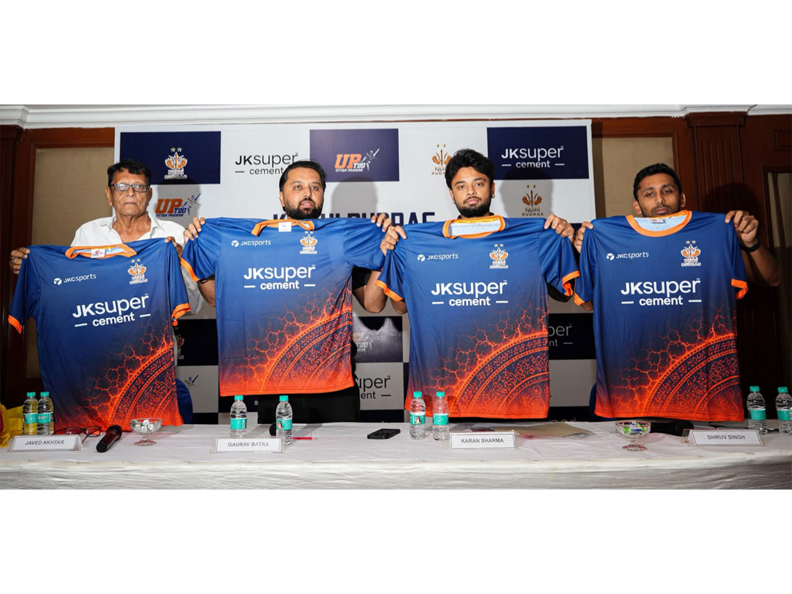 Kashi Rudras unveil UPT20 League Season 4 jersey. (Photo: Kashi Rudras)