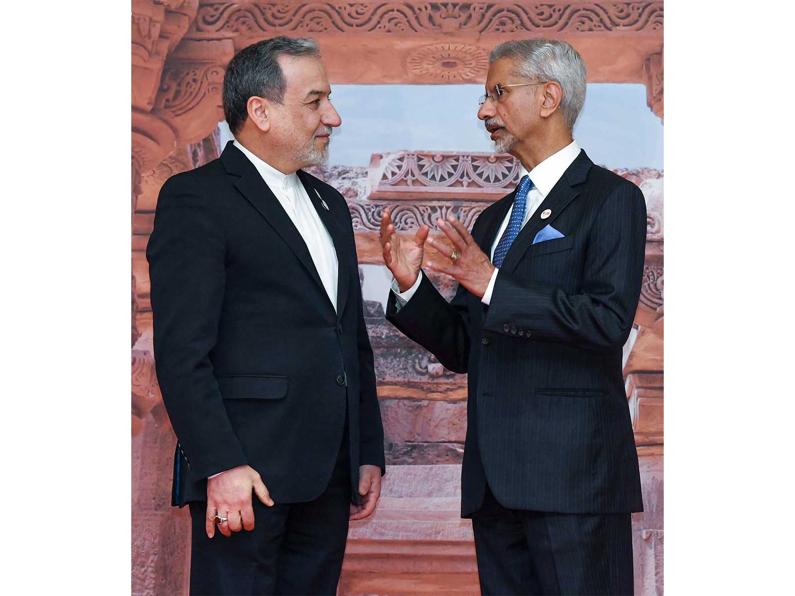 External Affairs Minister S Jaishankar with Iranian Foreign Minister Seyed Abbas Araghchi (Photo/ANI)