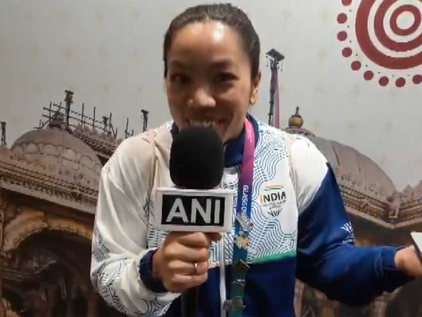 Indian weightlifter Mirabai Chanu (Photo: ANI)