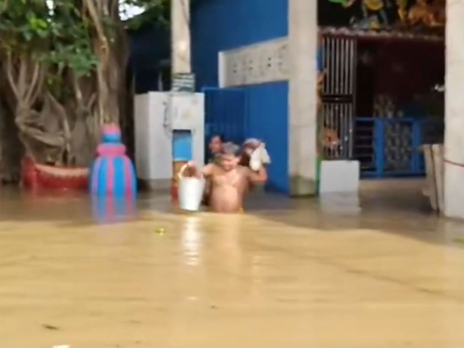 Odisha: Floodwaters inundate Dokandar village in Puri (Photo/ANI)