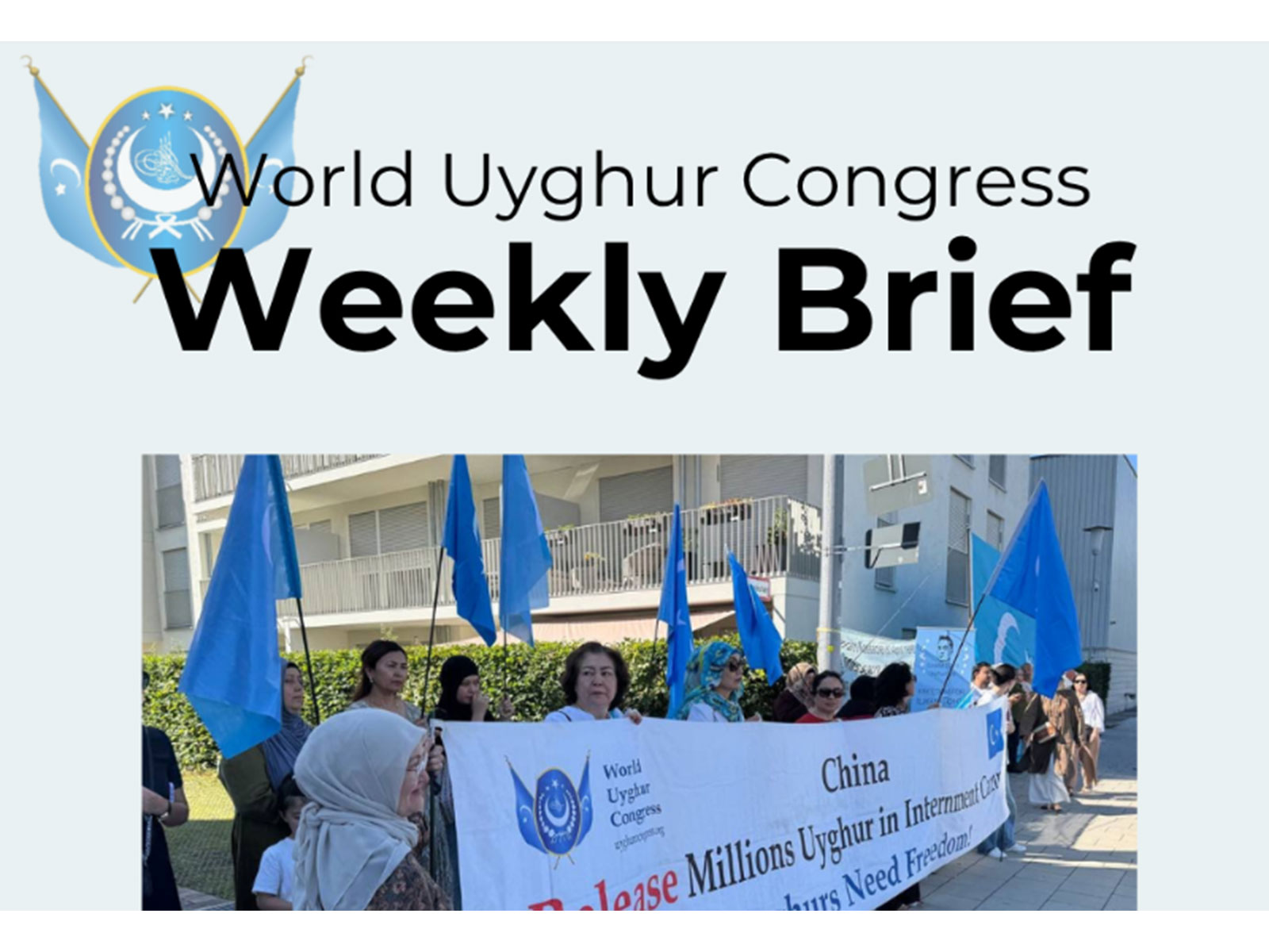 World Uyghur Congress Weekly Brief (Photo/uyghurcongress.org)