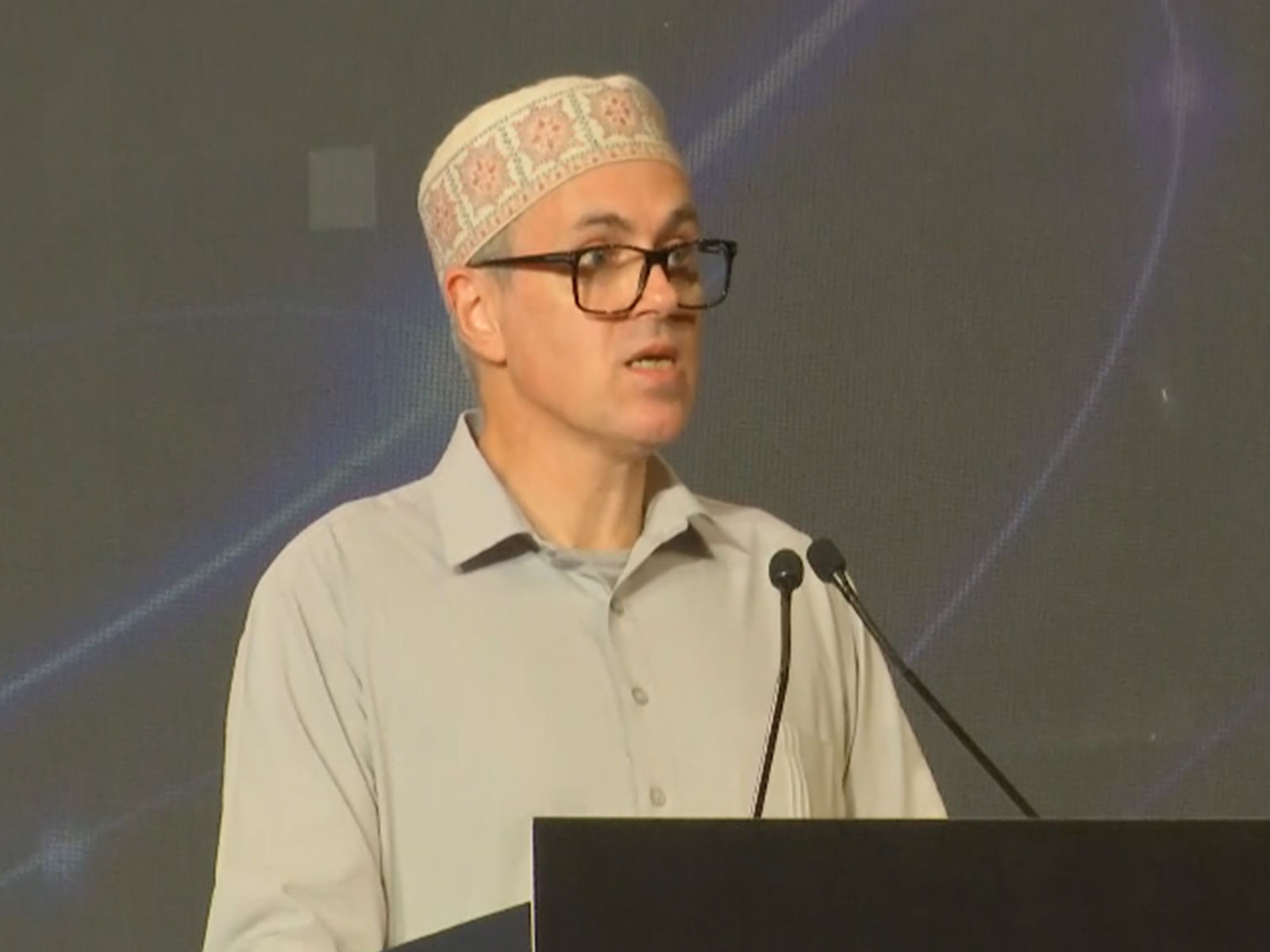  Jammu and Kashmir Chief Minister Omar Abdullah (Photo/ANI)