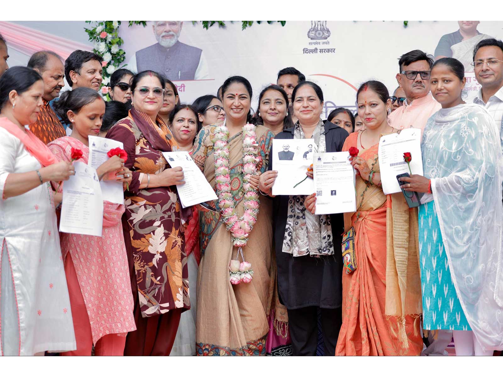 Delhi Chief Minister Rekha Gupta at an event. (Photo/@gupta_rekha)