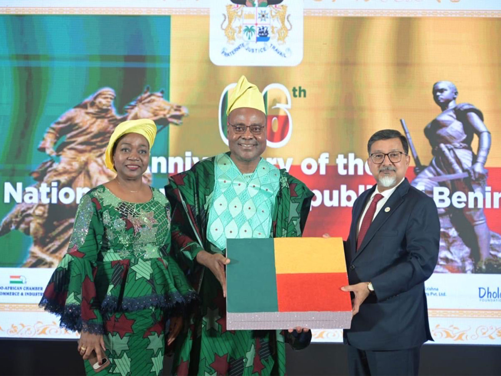 Secretary (Economic Relations) Sudhakar Dalela participates as Chief Guest at the National Day celebrations of Benin (Photo/X@MEAIndia)