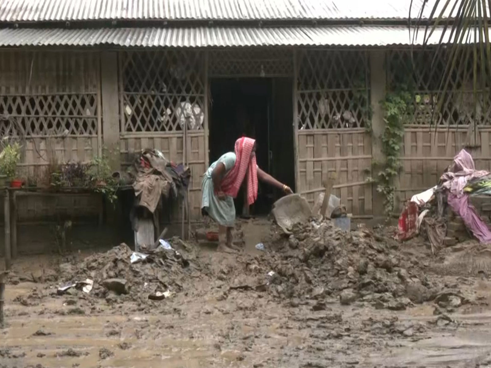 Visuals from Sivasagar district after floods (Photo/ANI)