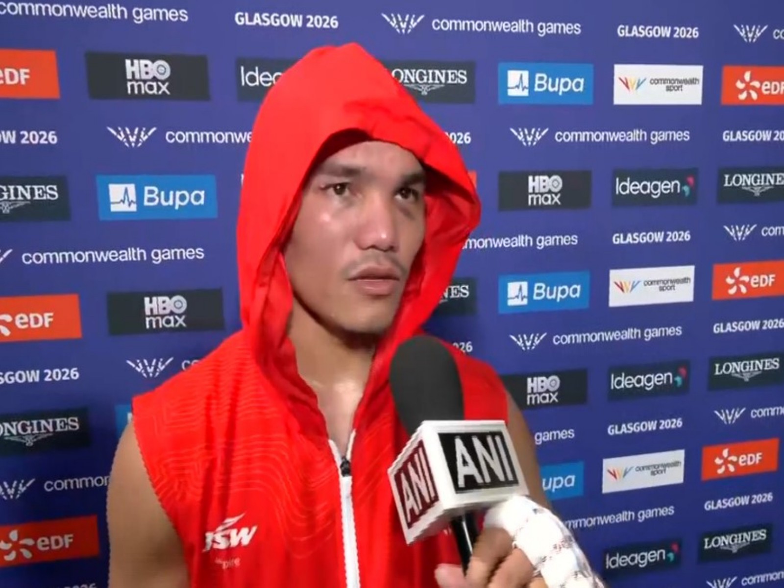 Indian boxer Jadumani (Photo: ANI)