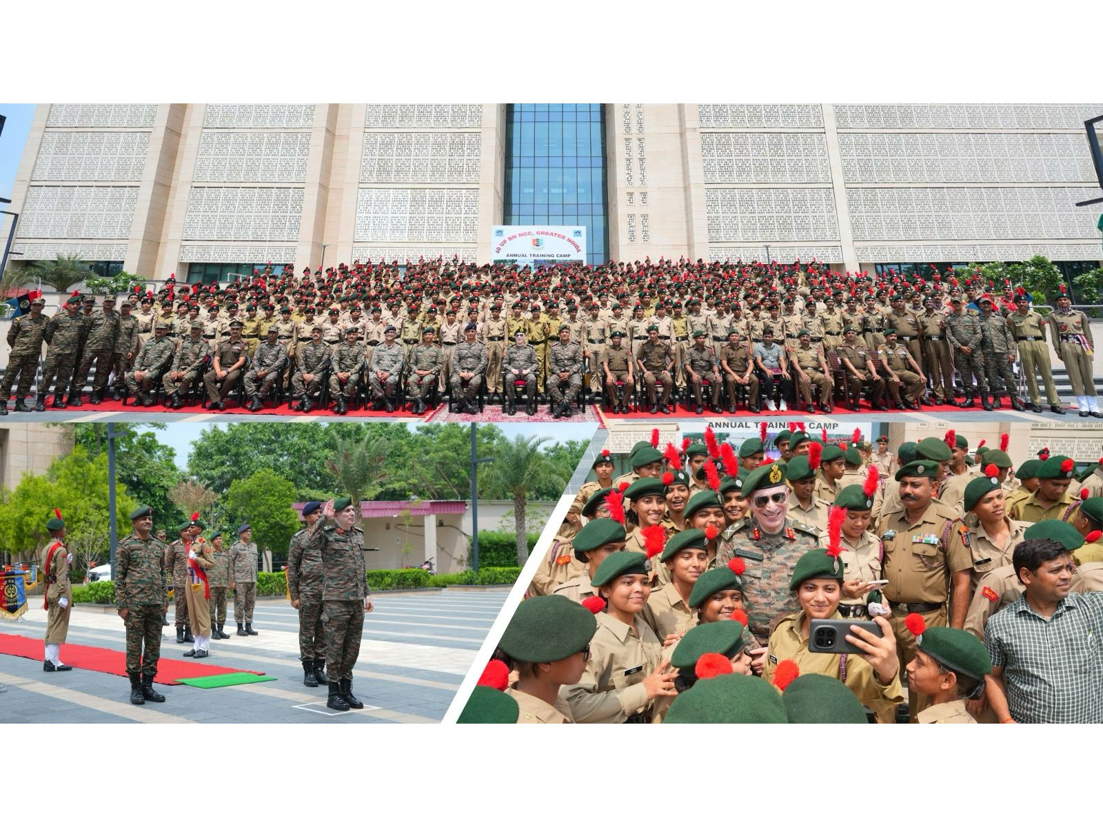 Major General Gaurav Gautam, VSM, inspires NCC cadets at Galgotias University to unite discipline, patriotism and technology in service of the nation