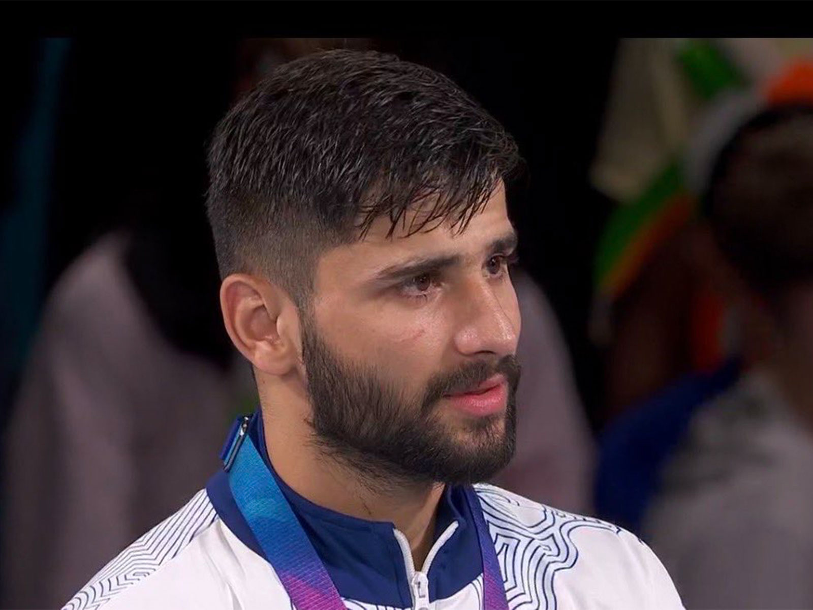 Indian boxer Ankush Panghal. (Photo:X/@VPIndia)