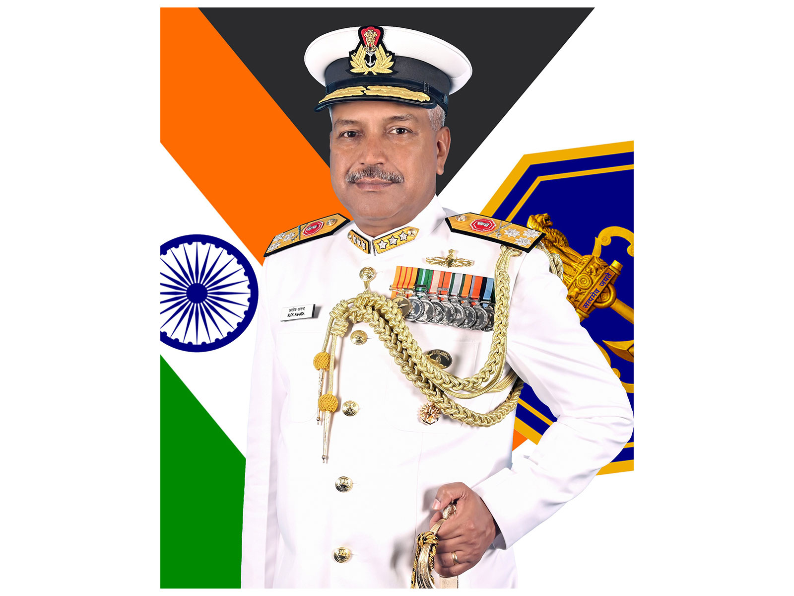 Vice Admiral Alok Ananda, YSM (Photo X/Indian Naval Academy)